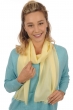 Cashmere & Seide accessoires kaschmir schals scarva pastelgelb 170x25cm